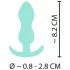 Cuties - plug anal mini - silicone - menthe 2,3 cm