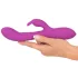 Javida - Vibromasseur rabbit à 3 moteurs - stimulation clitoridienne - violet