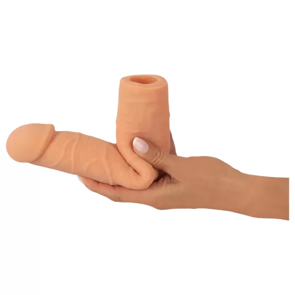 Nature Skin - gaine pénis allongeante épaississante - 24 cm