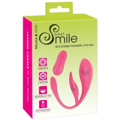   SMILE - œuf vibrant télécommandé rechargeable - silicone rose