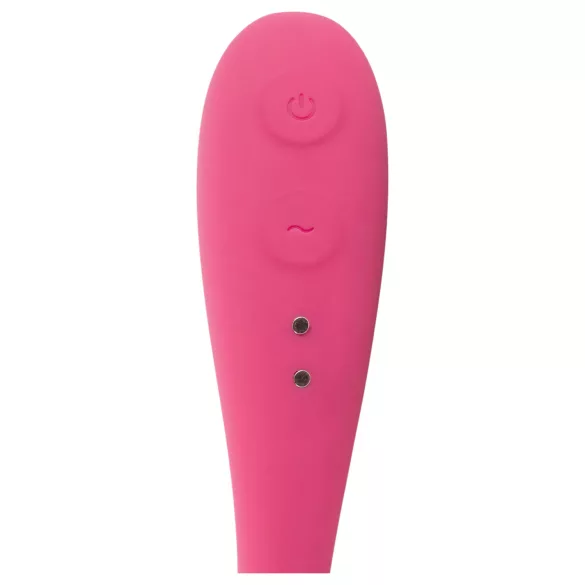 SMILE - œuf vibrant radio à batterie rechargeable, portable (rose)