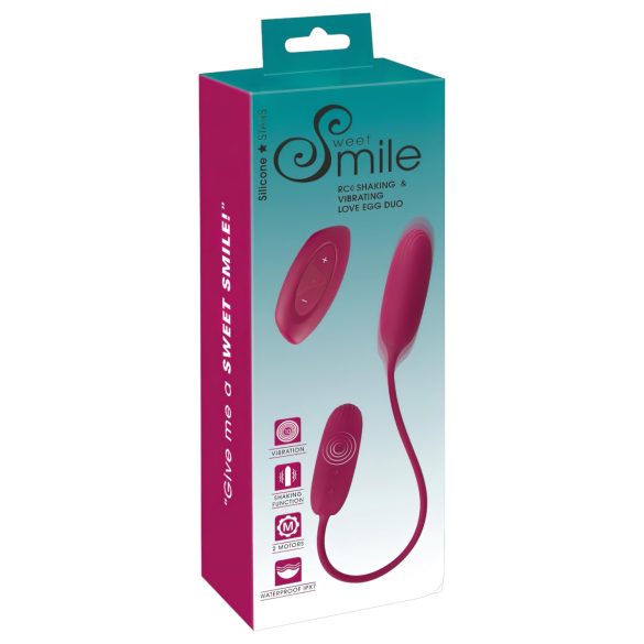 Smile - œuf vibrant duo - stimulation vaginale et anale