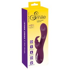   SMILE - vibromasseur rabbit 3 moteurs rechargeable - silicone violet