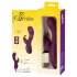 SMILE - vibromasseur rabbit 3 moteurs rechargeable - silicone violet