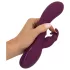 SMILE - vibromasseur rabbit 3 moteurs rechargeable - silicone violet