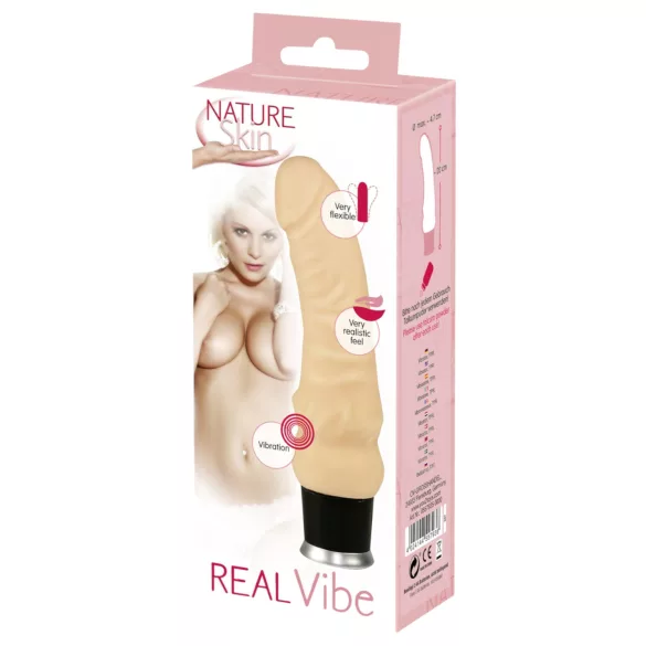 Nature Skin - Vibromasseur réaliste - peau douce