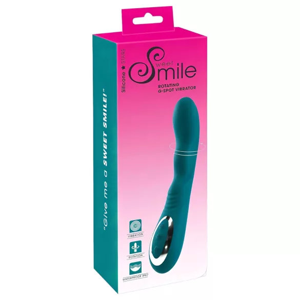 SMILE - vibromasseur point G rotatif rechargeable étanche - vert