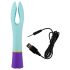 You2Toys - vibromasseur rechargeable étanche double moteur - multicolore