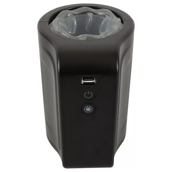 Rebel - masturbateur rotatif étanche - silicone noir