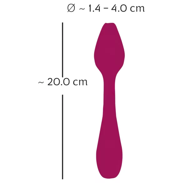 You2Toys Rosenrot - vibromasseur point G flexible - silicone rouge