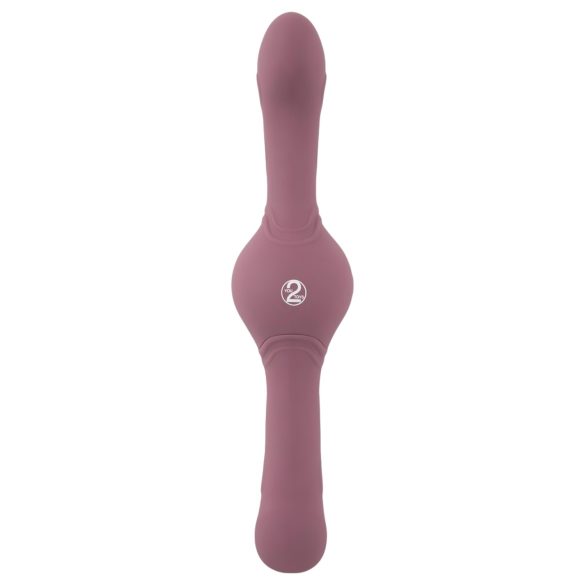 You2Toys - Vibromasseur double extrémité - puissant - silicone violet