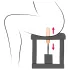 The Banger Sit-On-Climaxer - machine à sexe électrique (noir)