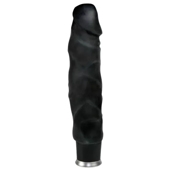 Nature Skin - godemichet réaliste vibrant - noir 22cm