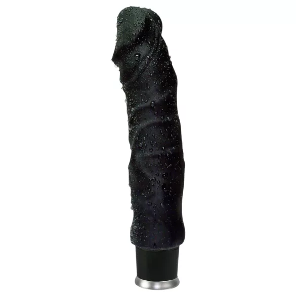 Nature Skin - godemichet réaliste vibrant - noir 22cm