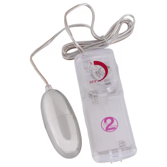 You2Toys - œuf vibrant Silver Star - argent