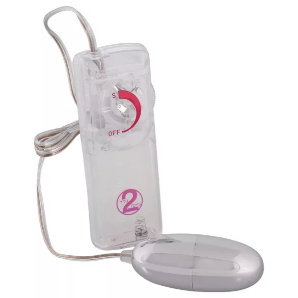 You2Toys - œuf vibrant Silver Star - argent