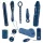 You2Toys - Coffret sextoy vibrant 9 pièces - midnight blue