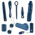 You2Toys - Coffret sextoy vibrant 9 pièces - midnight blue