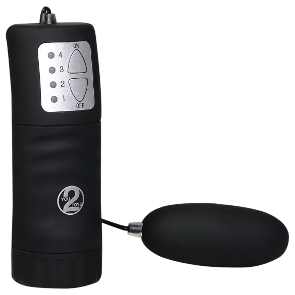 You2Toys - Œuf vibrant - Surface veloutée noire
