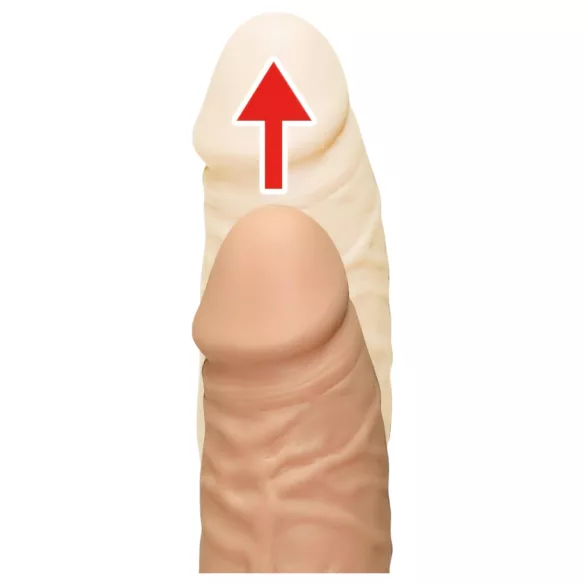 You2Toys - Gode vibrant à va-et-vient - silicone couleur chair