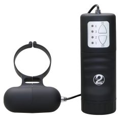 Anneau pénien vibrant noir