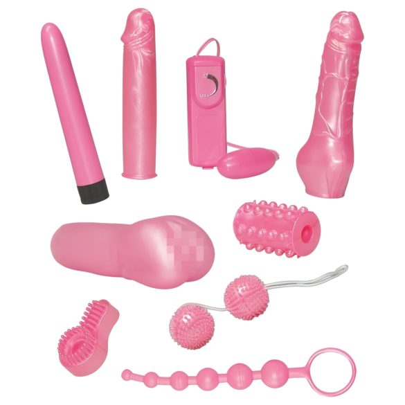 You2Toys - Coffret sextoys vibrants 9 pièces - silicone multicolore