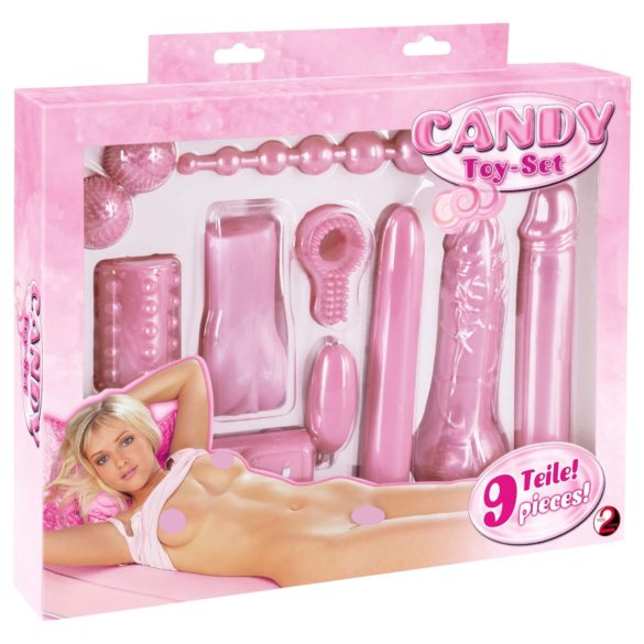You2Toys - Coffret sextoys vibrants 9 pièces - silicone multicolore
