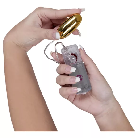 You2Toys - Œuf vibrant - doré - stimulation clitoridienne