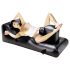 Fauteuil Louisiane - machine intime avec vibromasseur intégré (noir)
