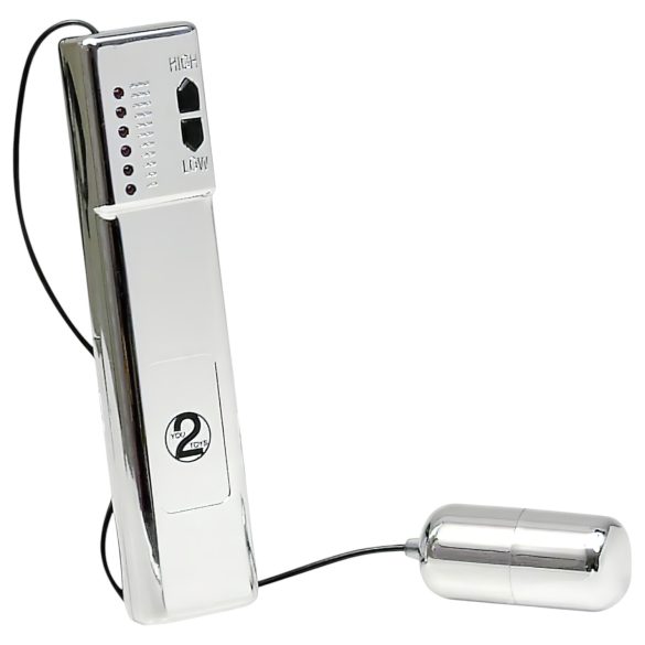 You2Toys Climax - œuf vibrant - argent