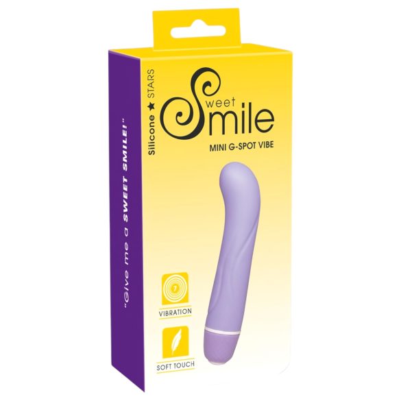 SMILE - Vibromasseur mini point G - silicone - violet