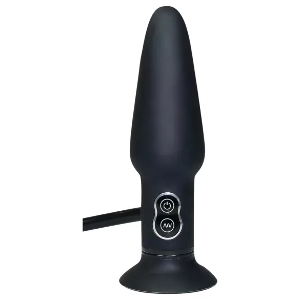 You2Toys - plug anal vibrant gonflable - silicone noir