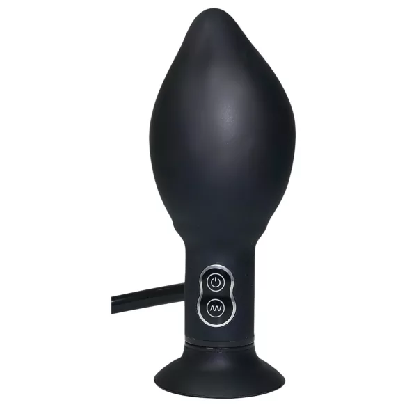 You2Toys - plug anal vibrant gonflable - silicone noir