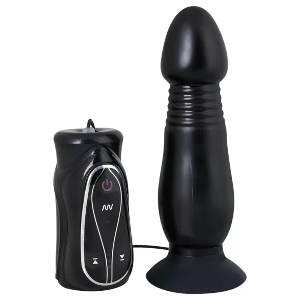 You2Toys - vibromasseur anal à va-et-vient (noir)