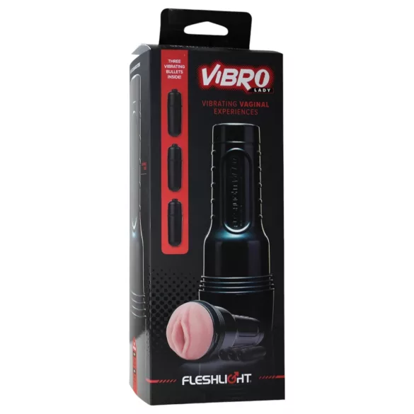 Fleshlight - Masturbateur vagin vibrant - silicone rose