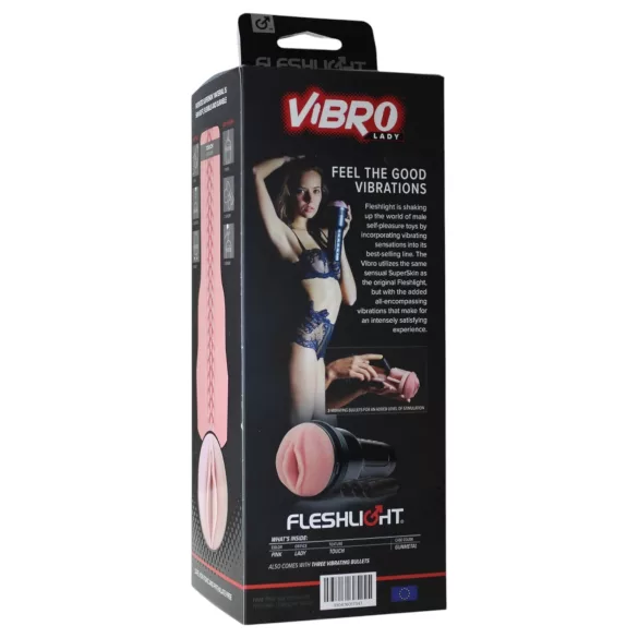 Fleshlight - Masturbateur vagin vibrant - silicone rose