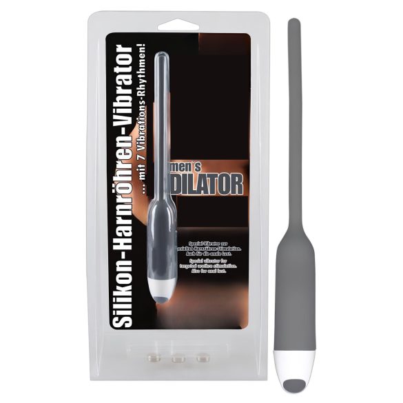 You2Toys - Dilatateur en silicone vibrant gris (6 mm)