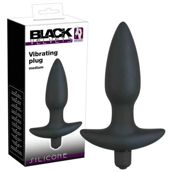 Black Velvets - plug anal vibrant - taille moyenne
