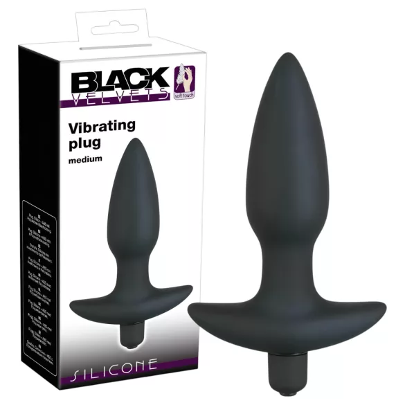 Black Velvets - plug anal vibrant - taille moyenne