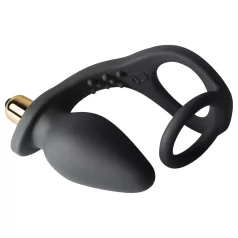 RO-ZEN - double cockring et plug anal vibrant - silicone