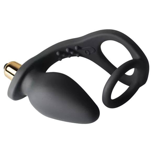 RO-ZEN - double cockring et plug anal vibrant - silicone