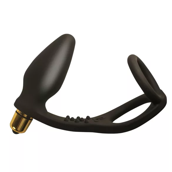 RO-ZEN - double cockring et plug anal vibrant - silicone