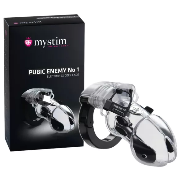 mystim - cage de chasteté pénis électrostimulation - métal