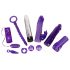You2Toys - coffret sextoys vibrant 9 pièces - silicone violet