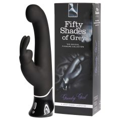   Fifty Shades of Grey - vibromasseur rabbit clitoridien - rechargeable USB - gris
