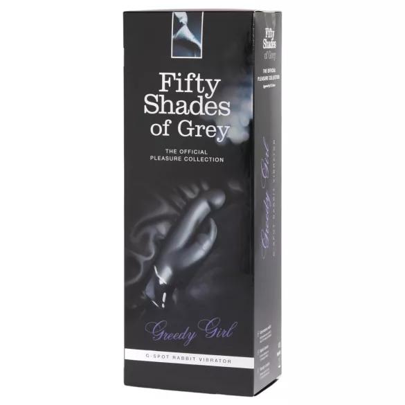 Fifty Shades of Grey - vibromasseur rabbit clitoridien - rechargeable USB - gris
