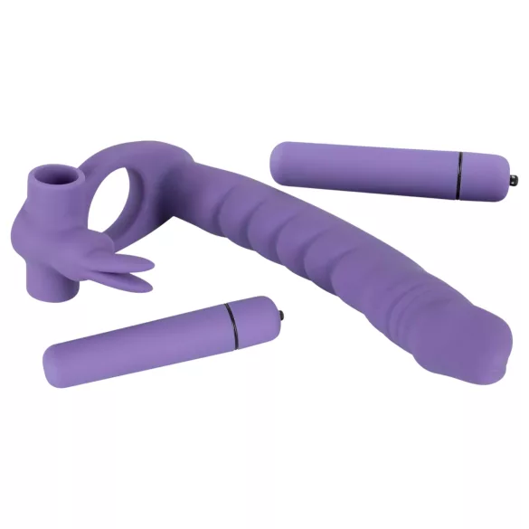 You2Toys - Vibromasseur anal 3-en-1 - silicone violet