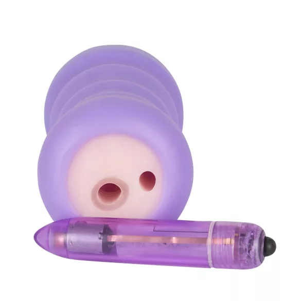 You2Toys - masturbateur vagin vibrant - silicone peau lilas