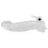 Crystal Skin - gode allonge pénis vibrant - silicone