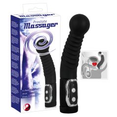 You2Toys - masseur prostate rotatif vibrant - silicone noir